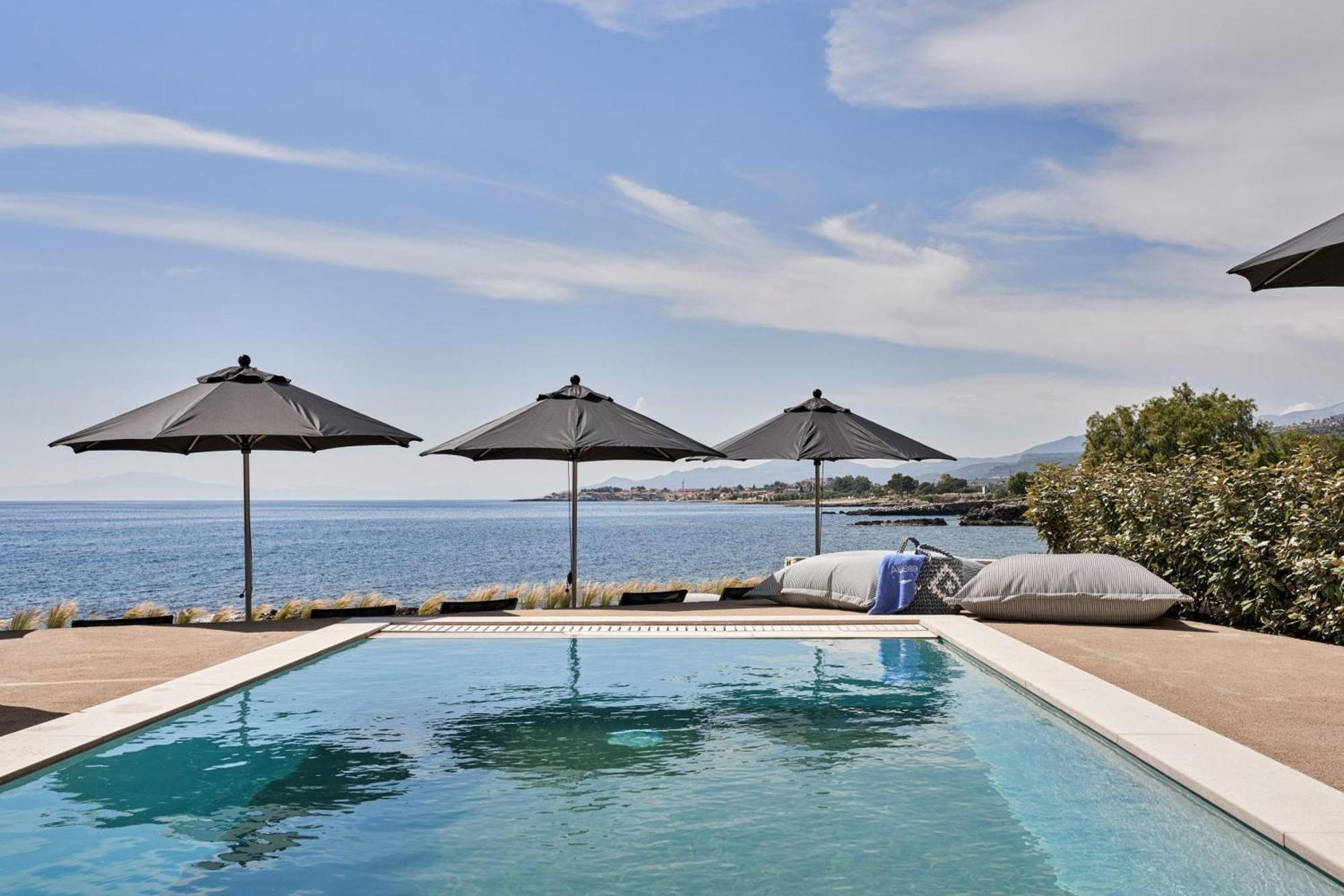 Beachfront Alassa Villas With Private Pools Kotronion  Zewnętrze zdjęcie