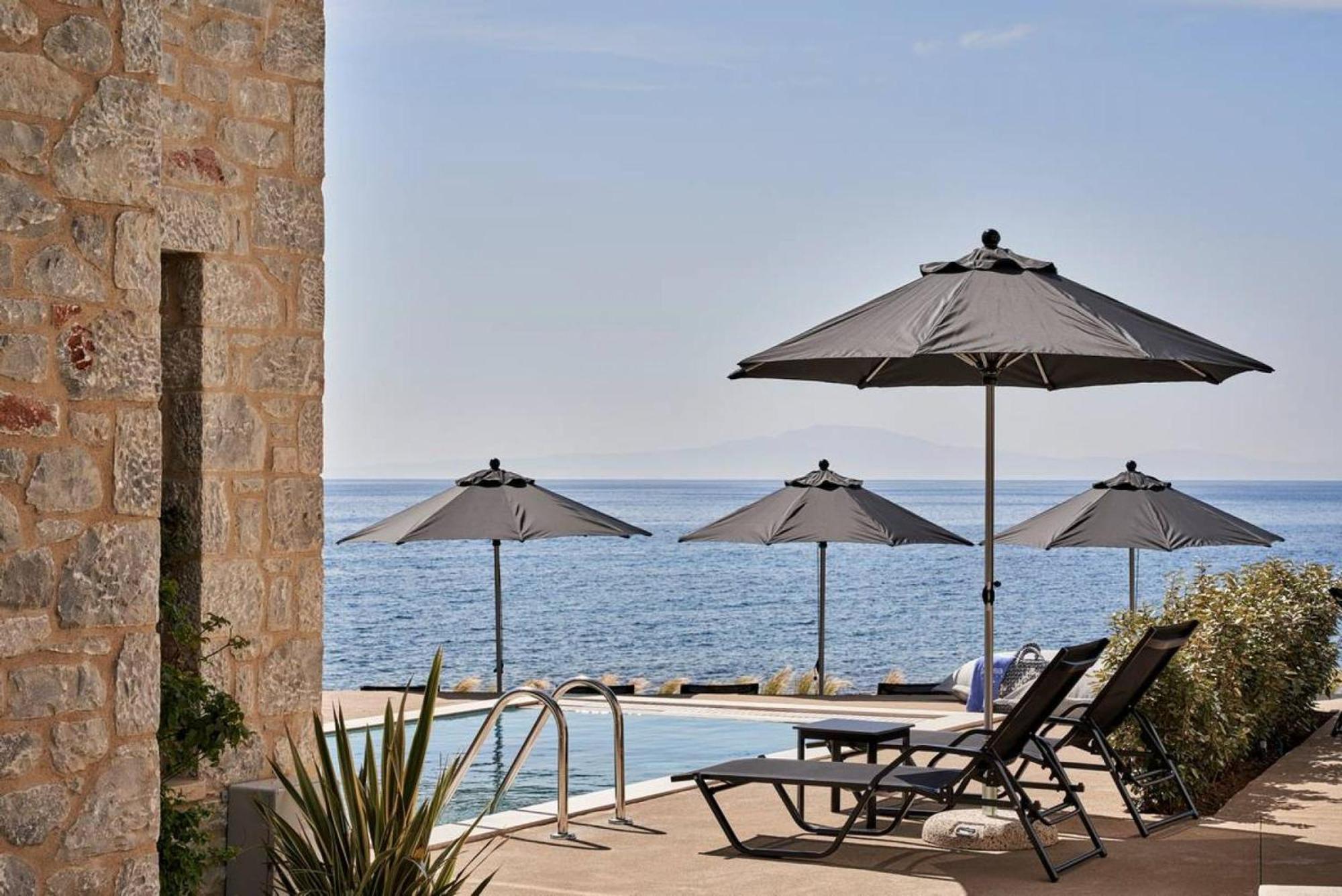 Beachfront Alassa Villas With Private Pools Kotronion  Zewnętrze zdjęcie
